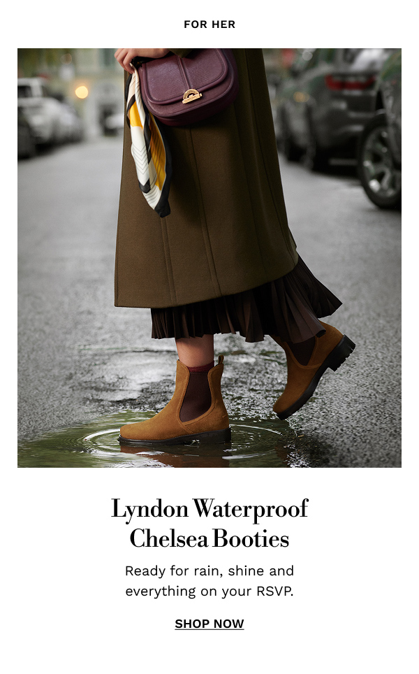 Lyndon Waterproof Chelsea Booties | SHOP NOW