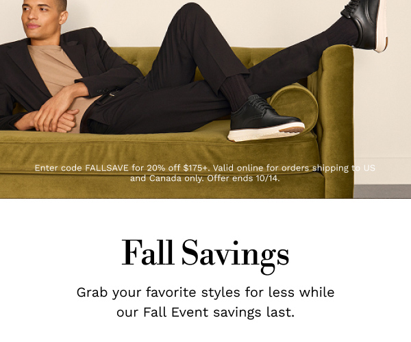 Fall Savings