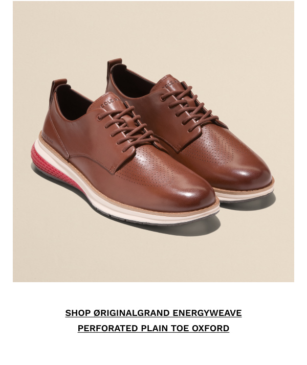 SHOP ØRIGINALGRAND ENERGYWEAVE PERFORATED PLAIN TOE OXFORD