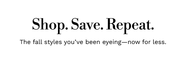 Shop. Save. Repeat.