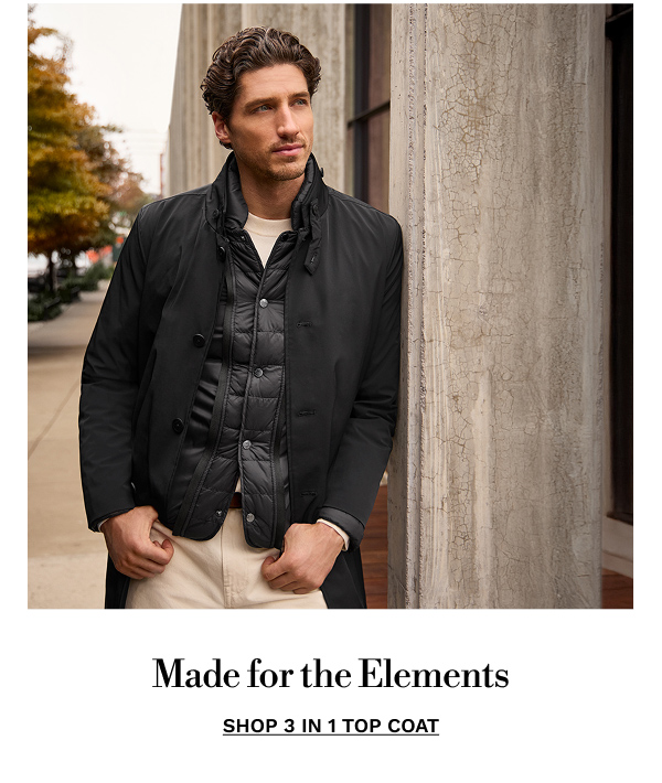 Made for the ELements | SHOP 3 IN 1 TOP COAT