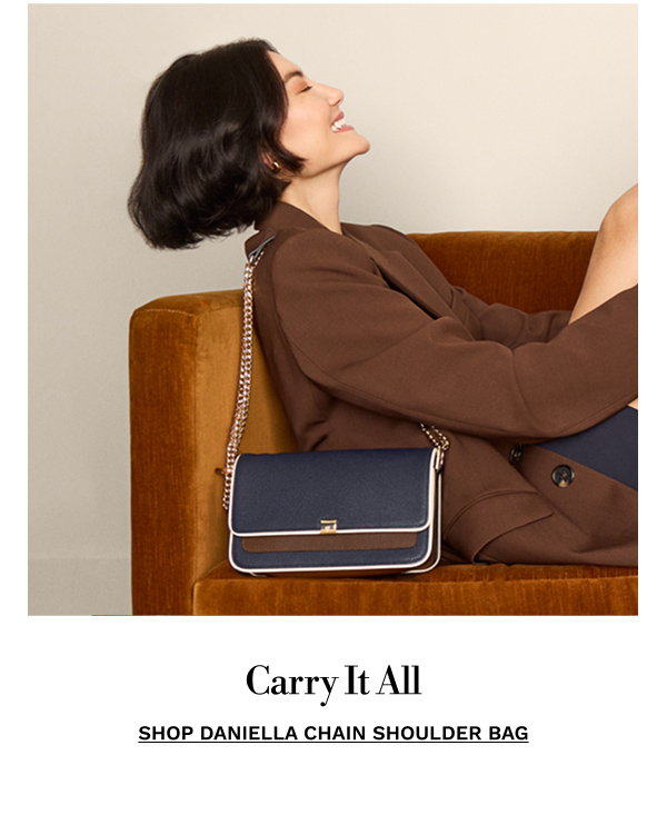 CARRY IT ALL | SHOP DANIELLA CHAIN SHOULDER BAG