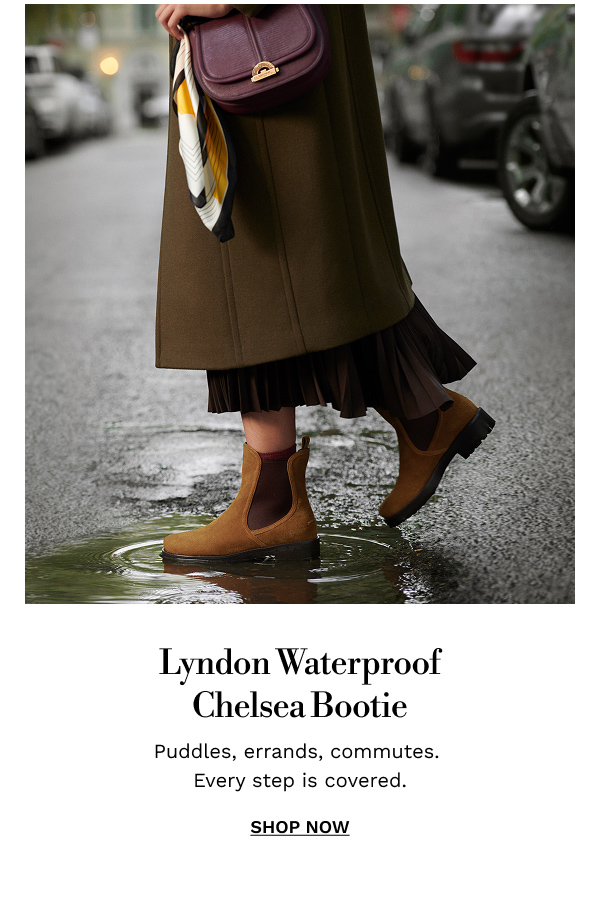 Lyndon Waterproof Chelsea Bootie| SHOP NOW