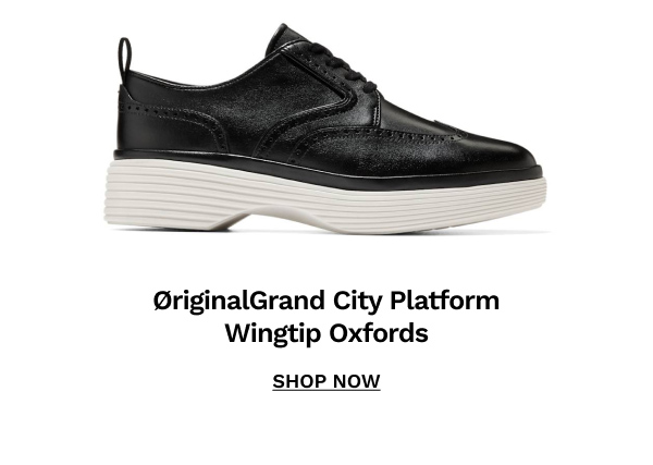 ØriginalGrand City Platform Wingtip Oxfords | SHOP NOW