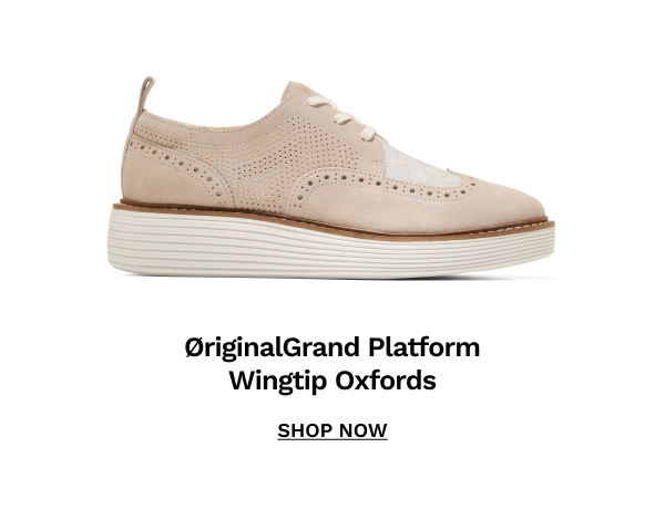 ØriginalGrand Platform Wingtip Oxfords | SHOP NOW