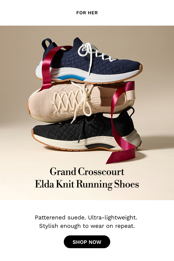 Grand Crosscourt Elda Knit Running Shoes | SHOP NOW