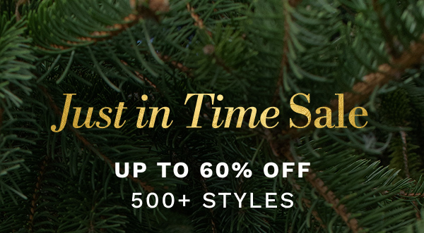 Just in Time Sale