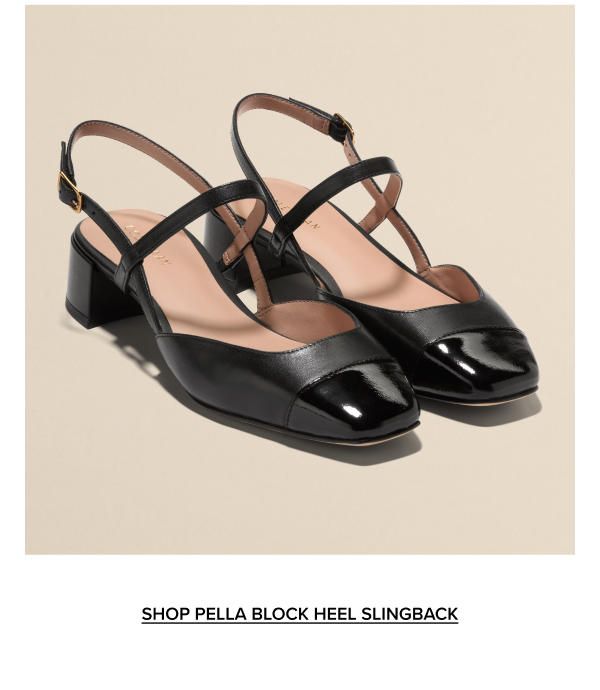 SHOP PELLA BLOCK HEEL SLINGBACK