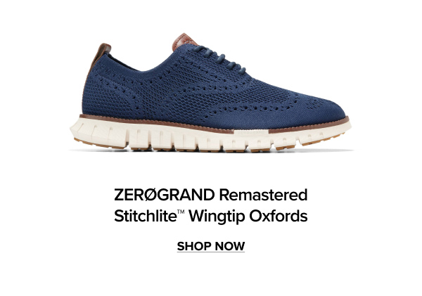 ZERØGRAND Stitchlite™ Wingtip Oxfords | For Him