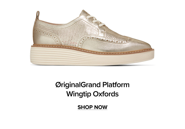 ØriginalGrand Platform Wingtip Oxfords | SHOP NOW
