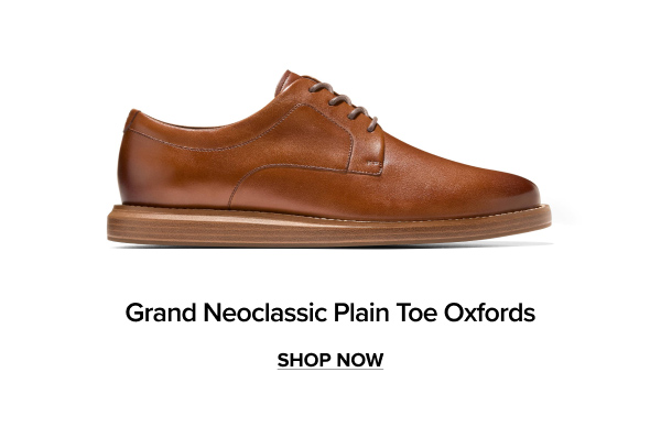 Grand Neoclassic Plain Toe Oxfords