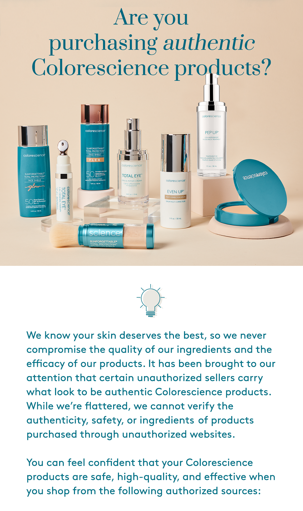 Authorized Colorescience Sellers