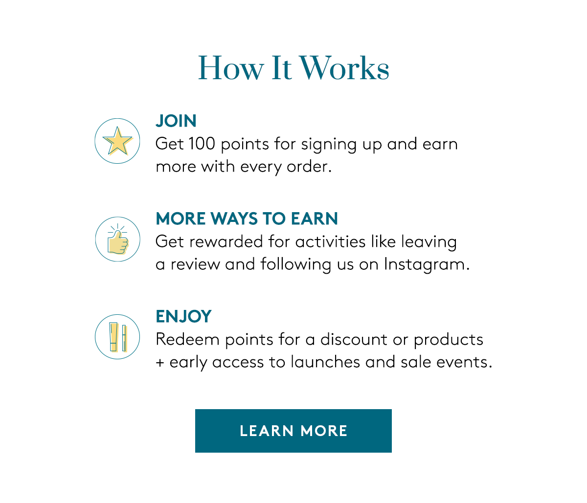 Join Lasting Beauty Rewards