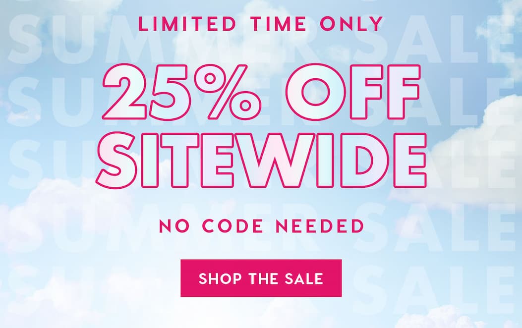 Limited Time Only: 25% OFF SITEWIDE - No code needed - Shop Now