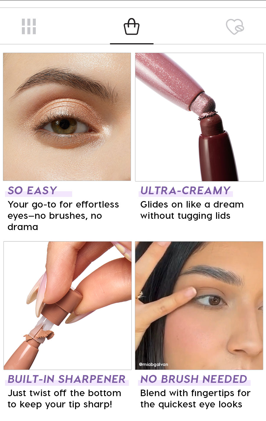 SO EASY - ULTRA-CREAMY - BUILT-IN SHARPENER - NO BRUSH NEEDED