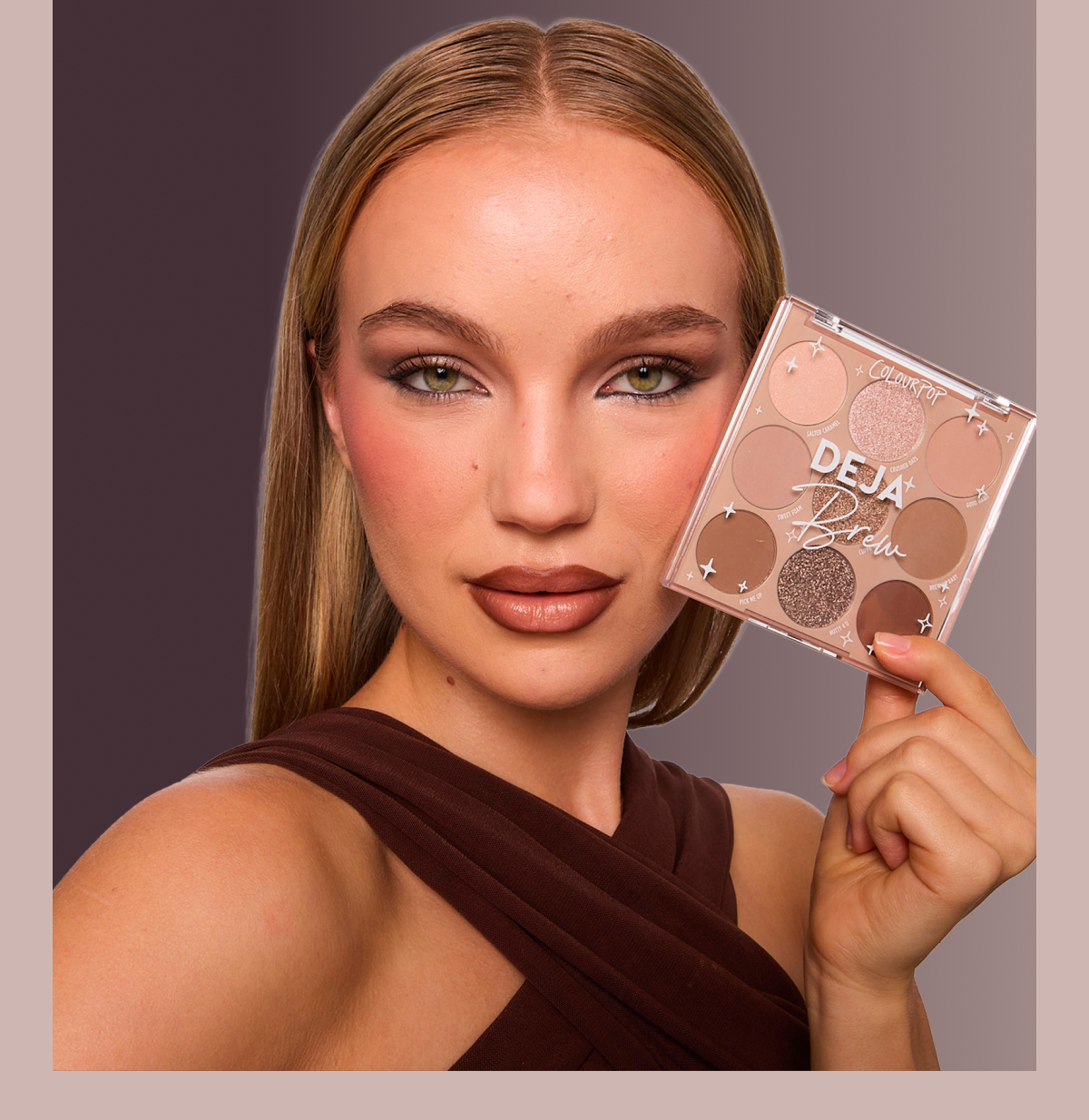 Model wearing Deja Brew