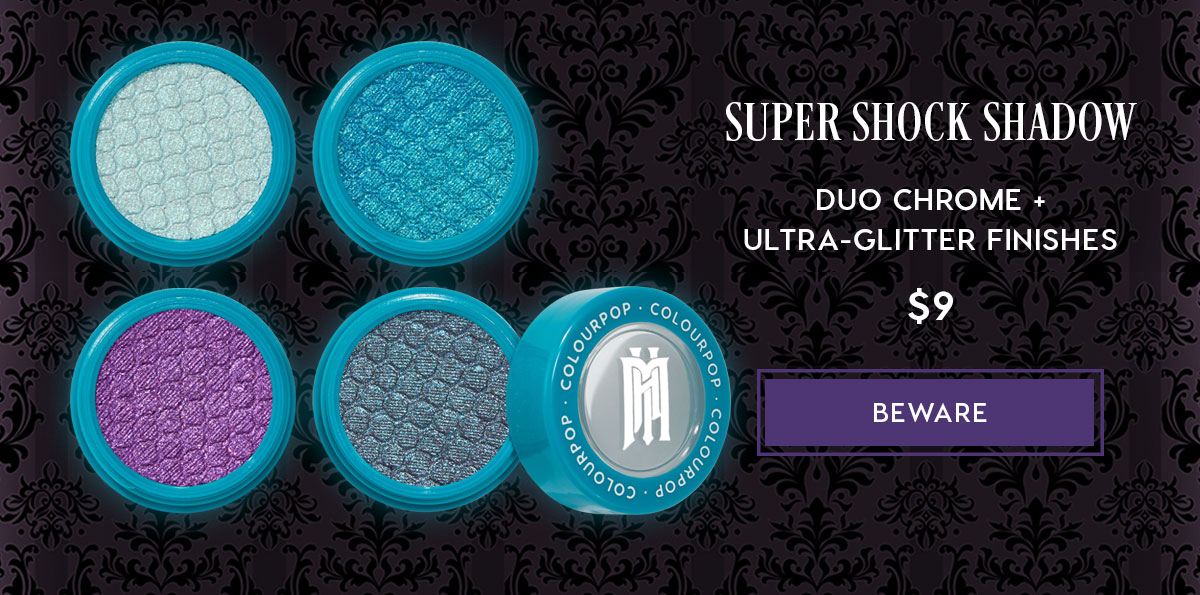 Super Shock Shadow: Duo-Chrome + Ultra Glitter Finishes $9