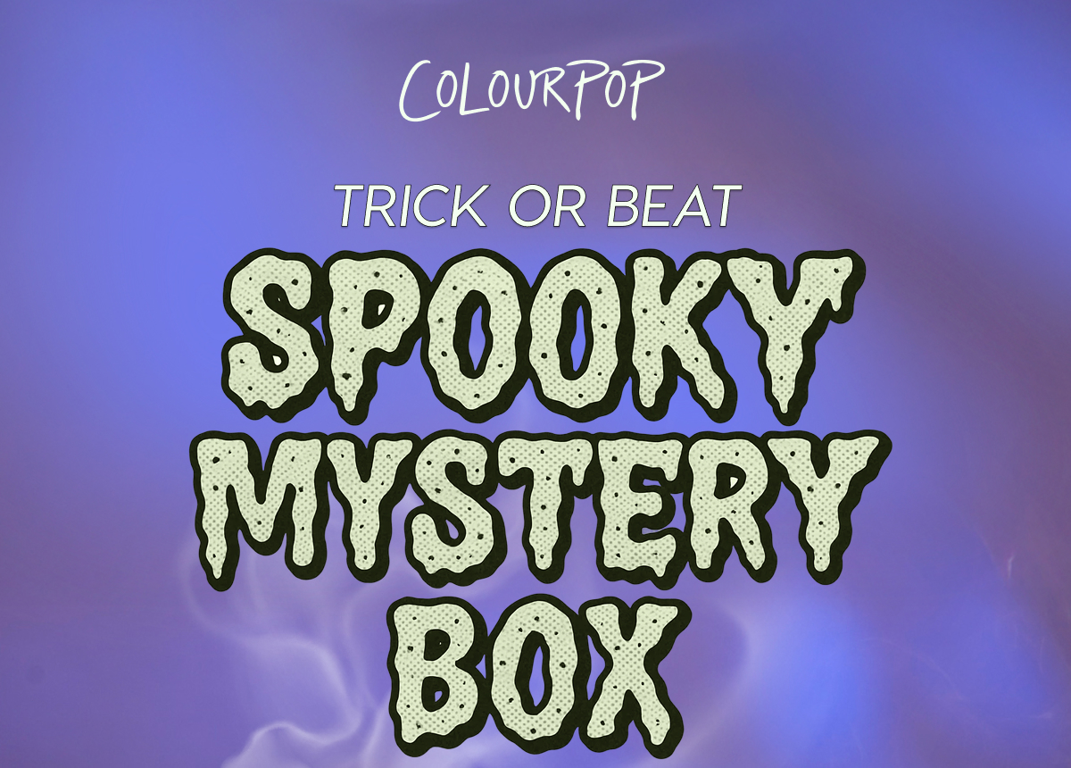 ColourPop TRICK OR BEAT SPOOKY MYSTERY BOX | 6 full-size items from one of our spookiest collections! | $49 ($112 value)