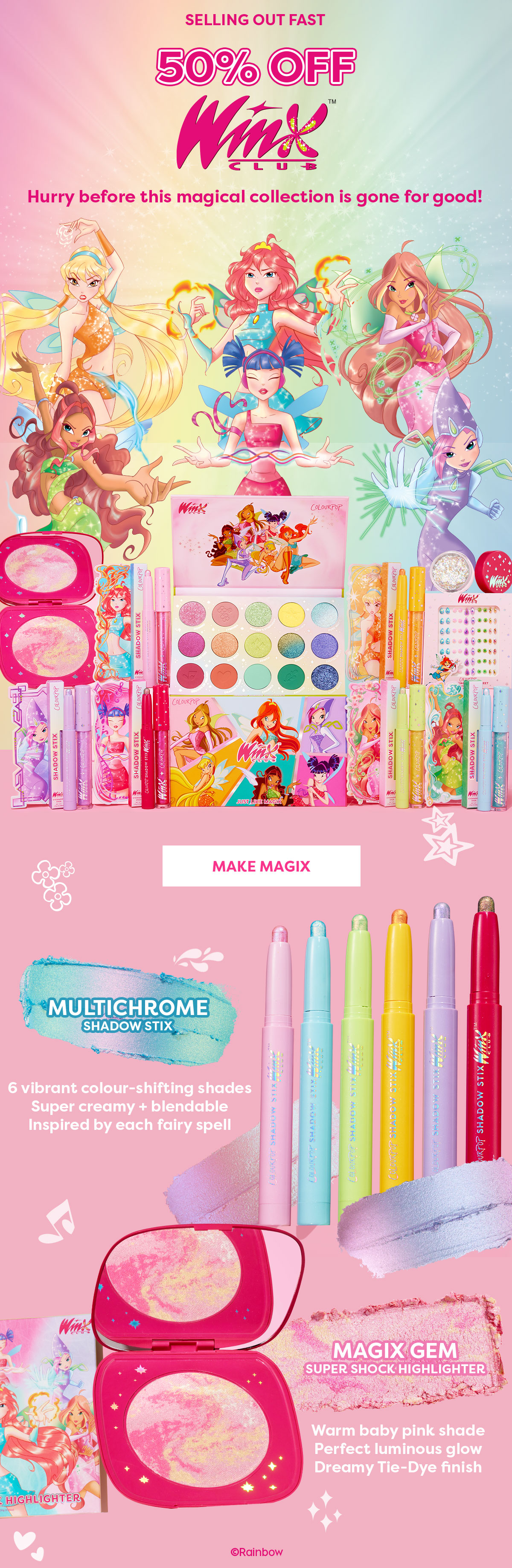 Selling out fast | 50% off Winx Club | Hurry before this magical collection is gone for good!