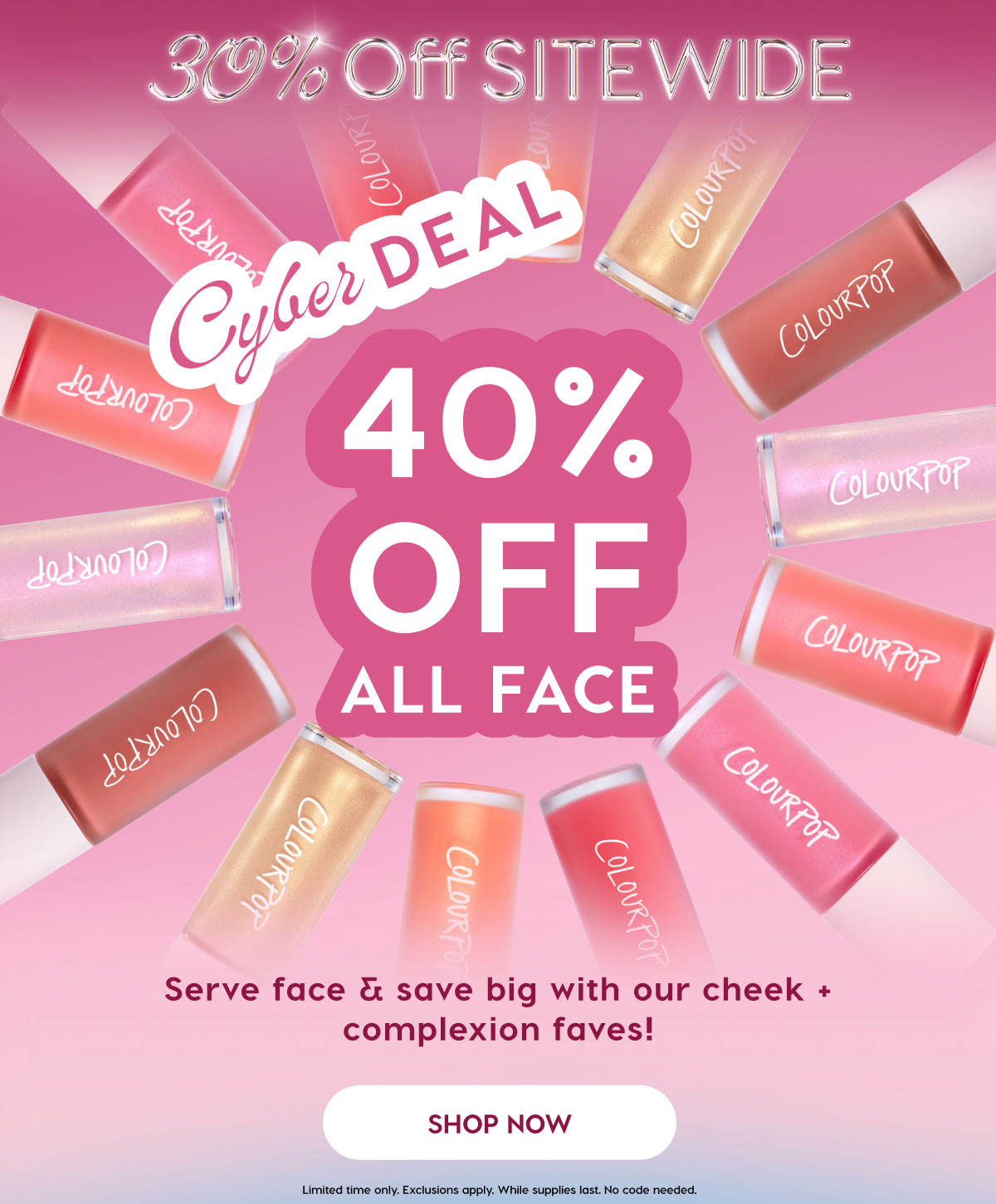 30% Off Sitewide | Cyber Deal: 40% Off All Face