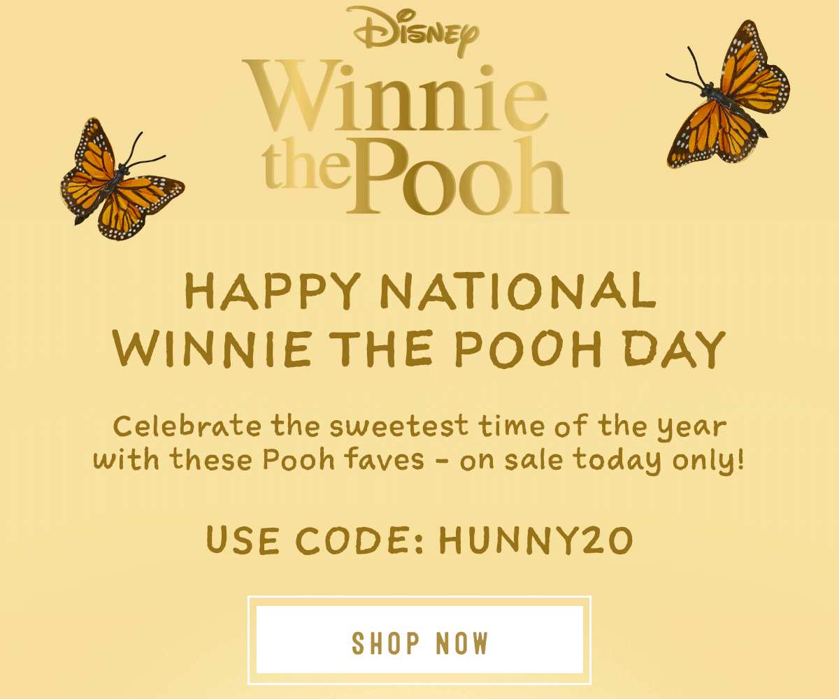 ColourPop | Disney Winnie the Pooh | Happy National Winnie the Pooh Day. Celebrate the sweetest time of the year with these Pooh faves - on sale today only! Use code: HUNNY20
