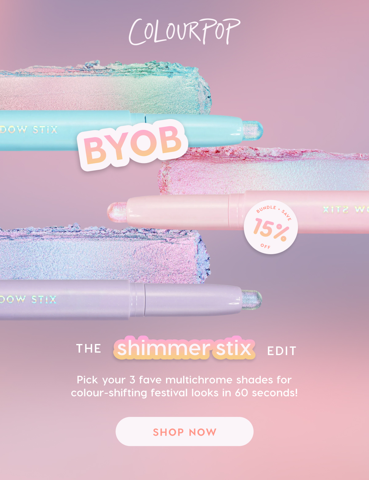 ColourPop | Now Open! The Shimmerfest Shop. Headline this year's festivals with sparkling lids, glossy lips and a whole lot of main stage energy. SHIMMER NOW