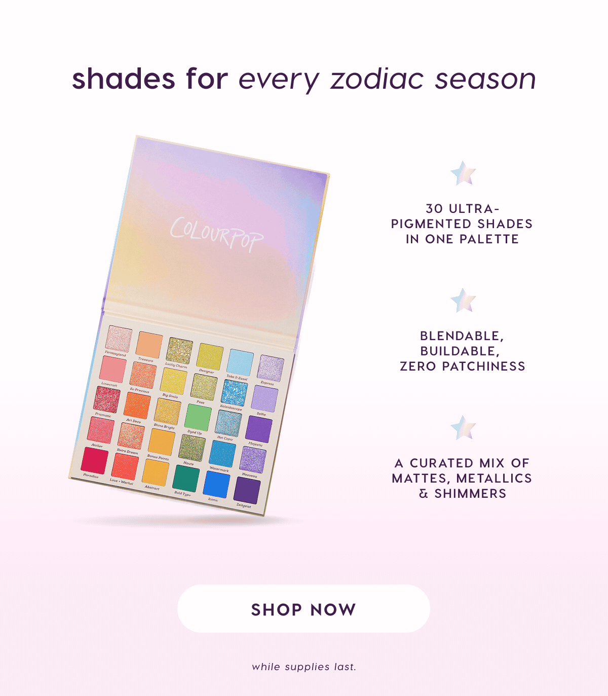 shades for every zodiac season. shop now