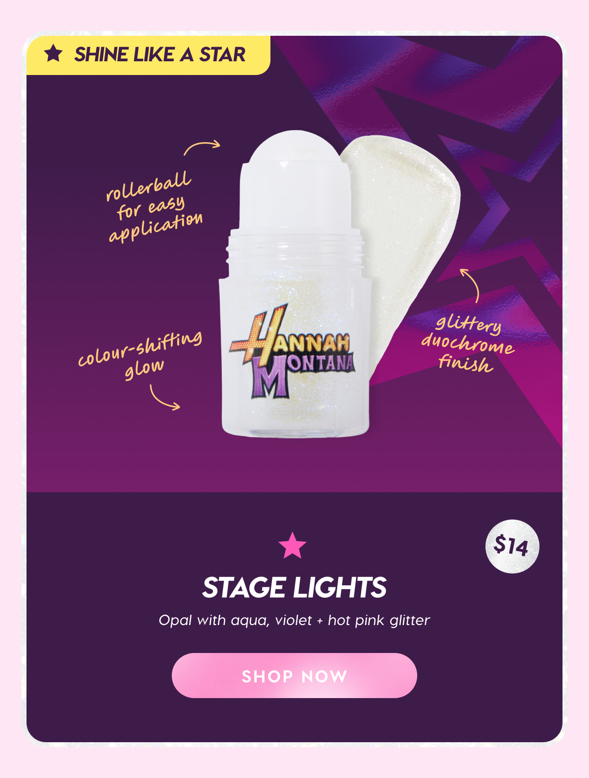 Shine Like A Star with Stage Lights Roll-On Body Glitter. Shop Now Shine Like A Star with Stage Lights Roll-On Body Glitter. Shop Now