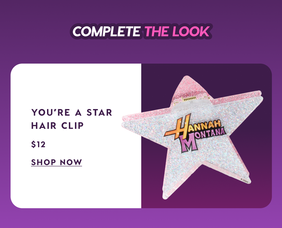Complete the Look with the You're a Star Hair Clip Complete the Look with the You're a Star Hair Clip