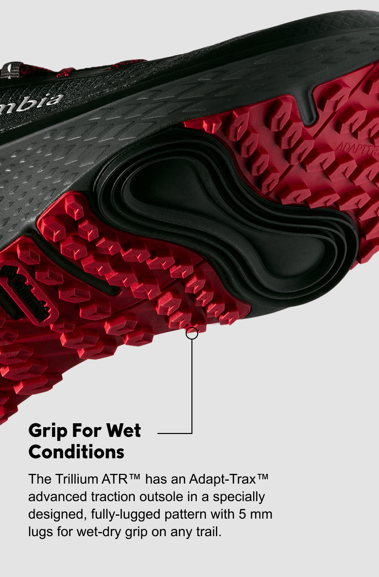Grip for wet conditions
