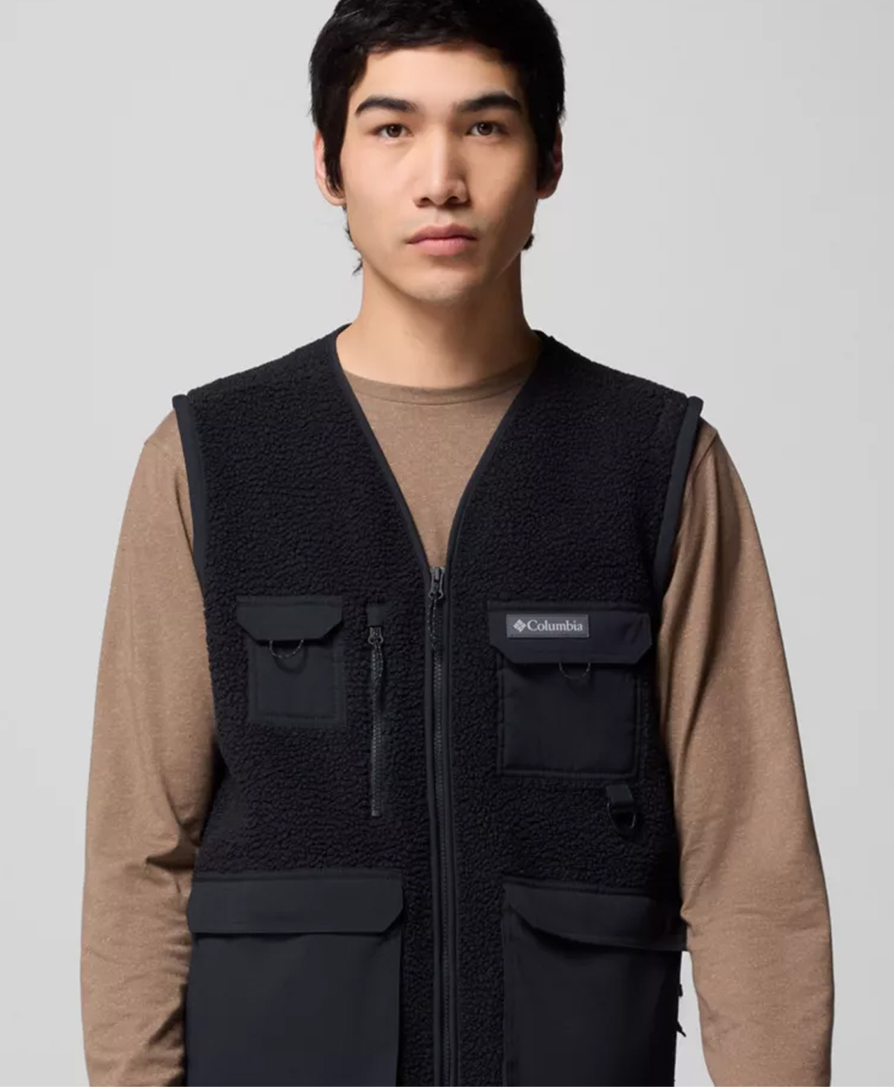 Men's black vest