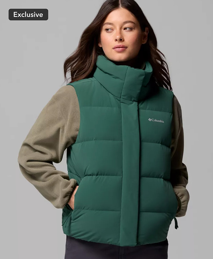 Women's green vest