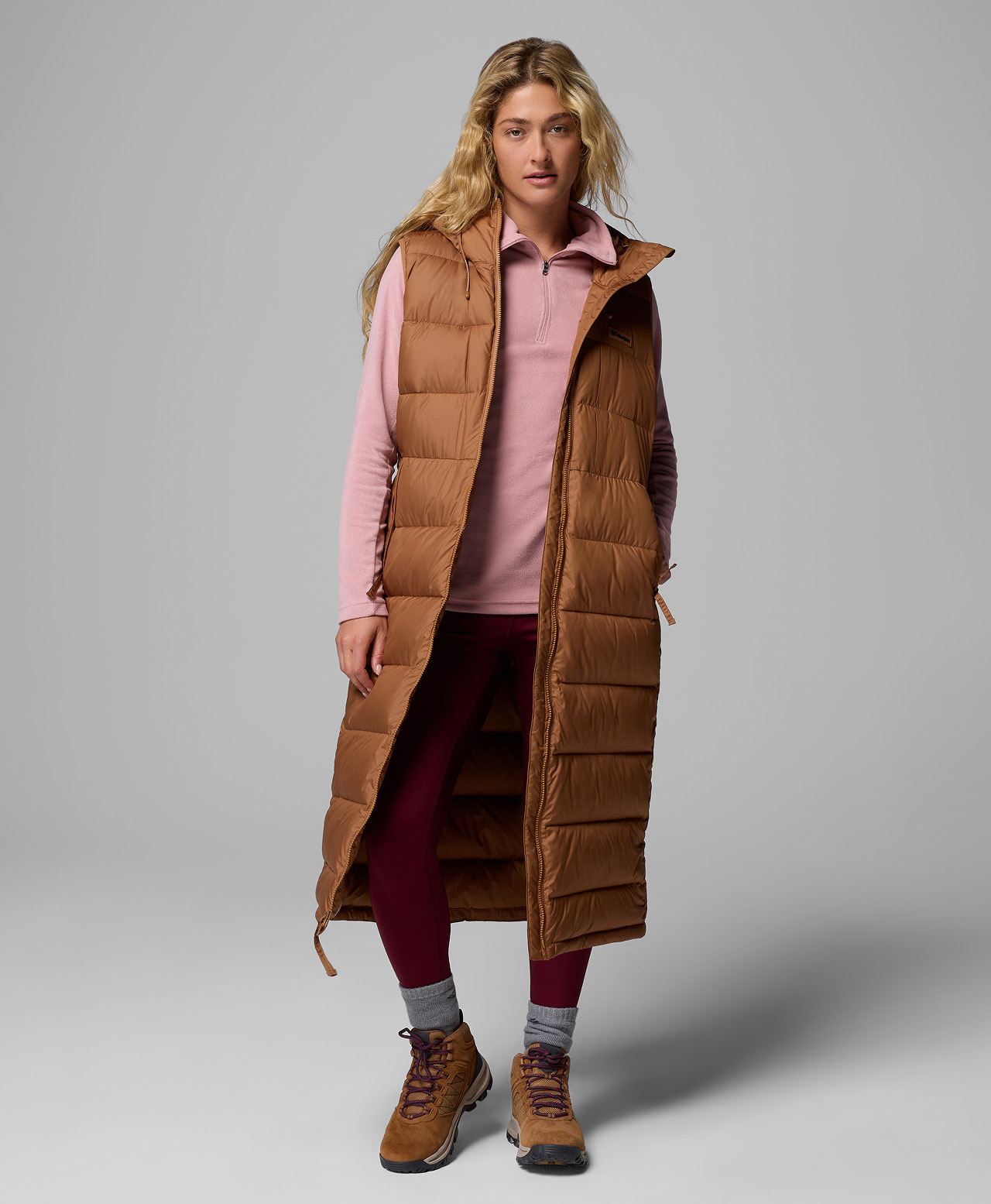 Women's brown vest