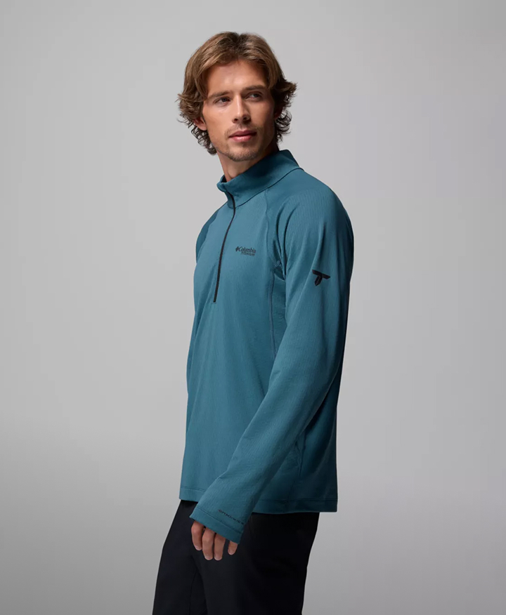 A man in a blue fleece