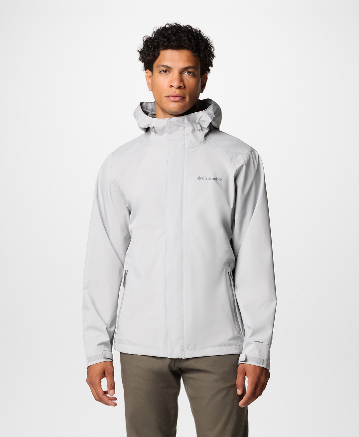 A man wearing the Earth Explorer Jacket