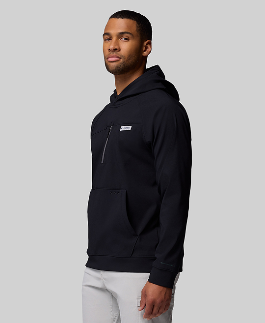Man in a black Hydroforce Hoodie