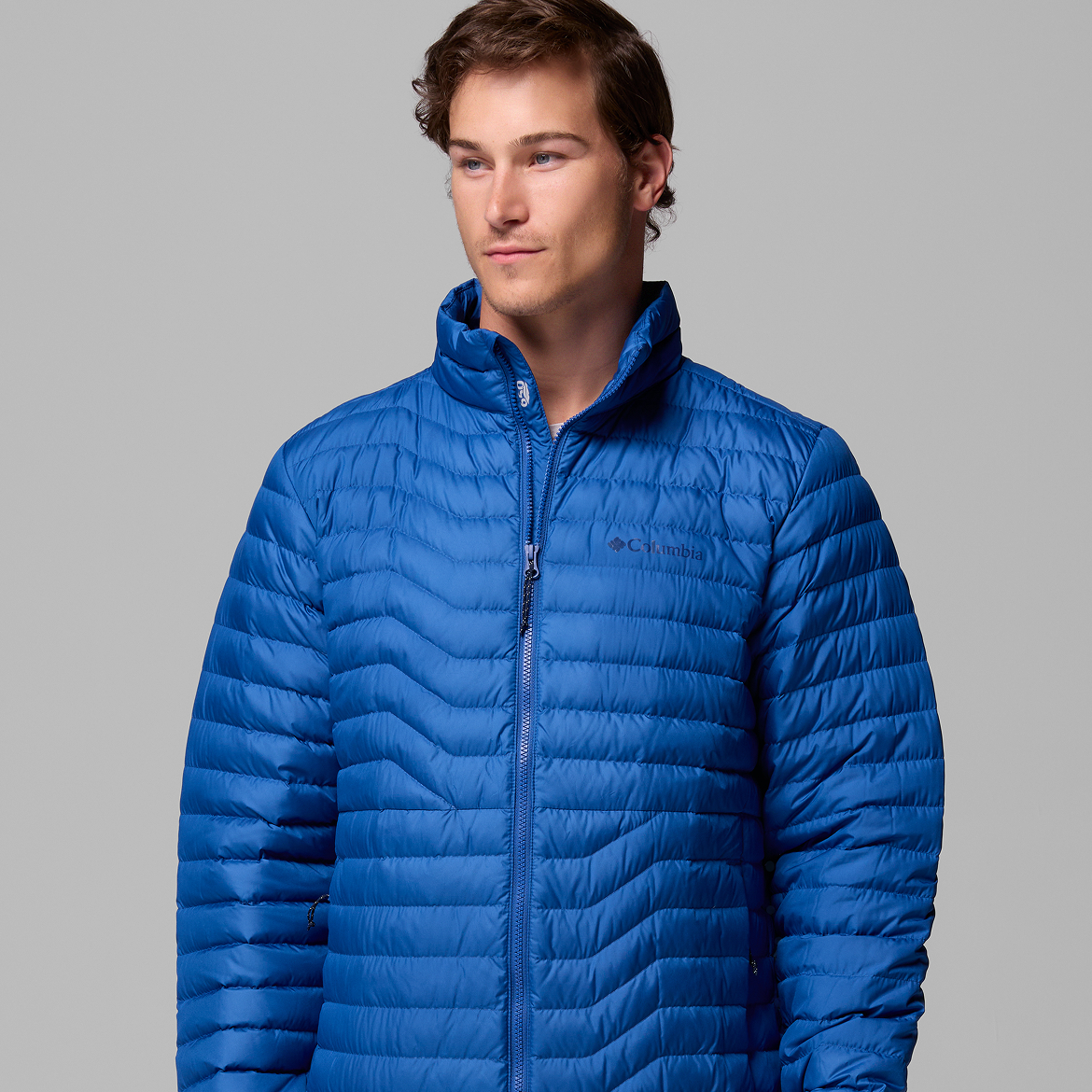White rain jacket