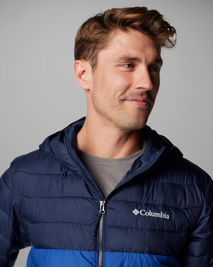 Man wearing a blue jacket