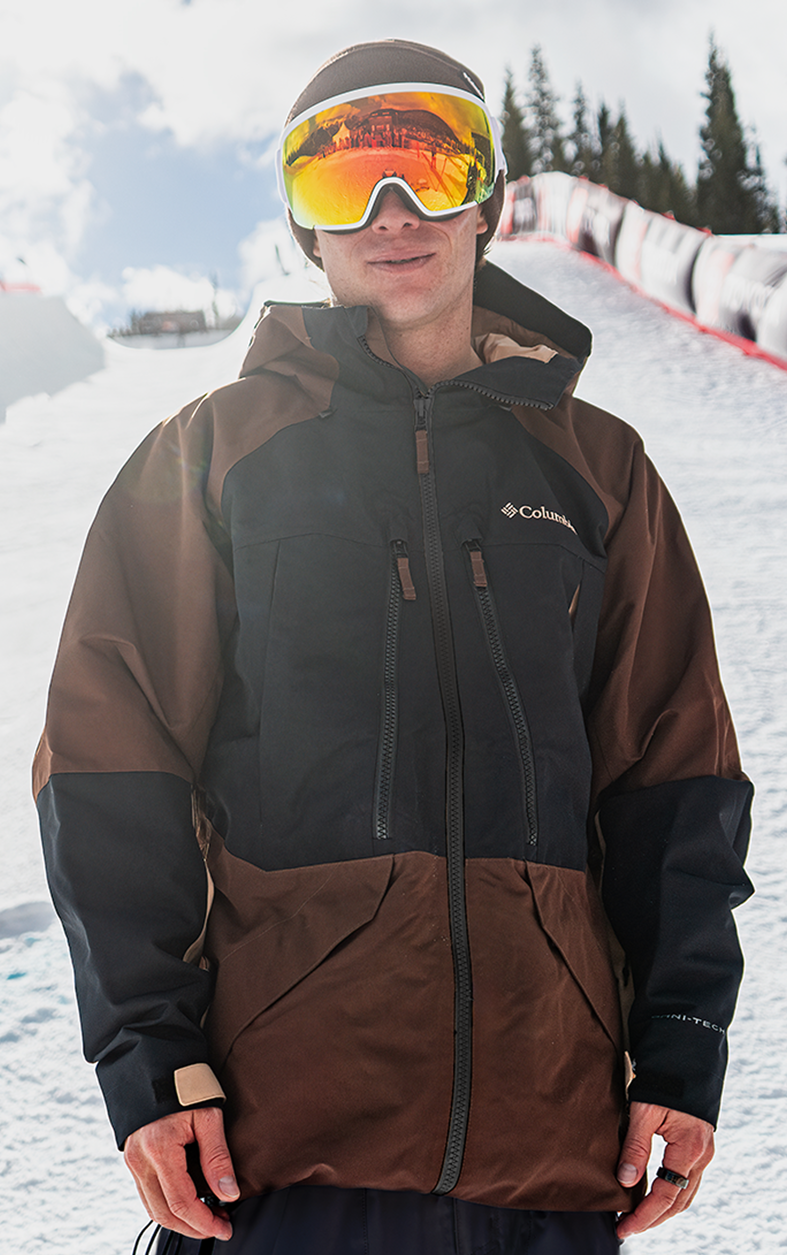 Pro skier Alex Ferreira on the slopes