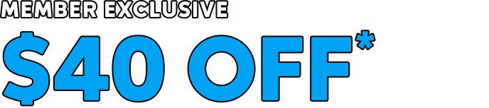 Member Exclusive $40 Off