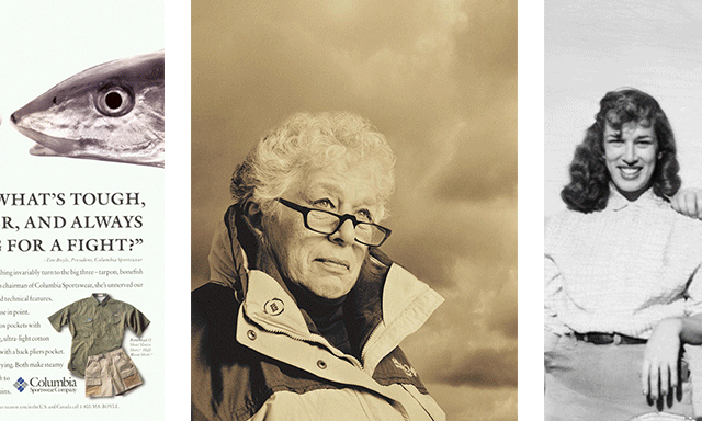 Scroll of vintage Gert Columbia ads and old photos.