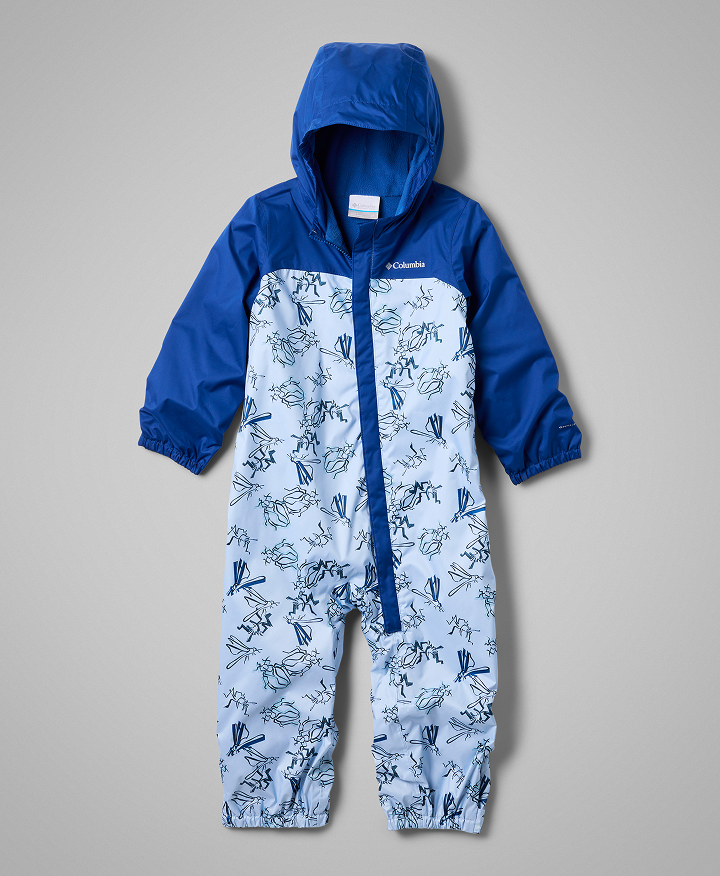 A product studio shot of the Critter Jitters III Rain Suit.