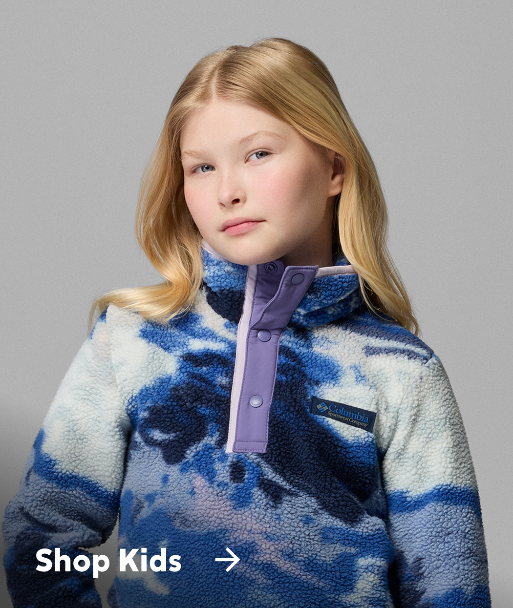 Shop Kids. Image of child wearing Helvetia fleece.