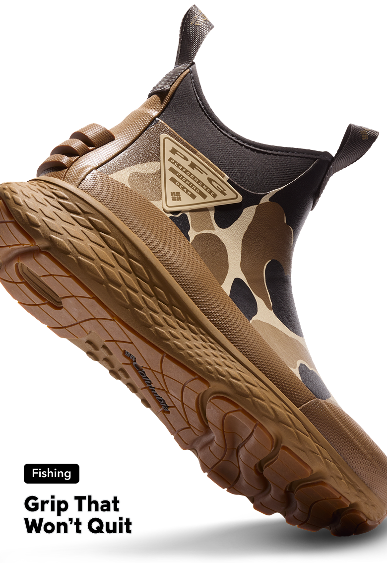 Deck boot: FISHING, GRIP THAT WON'T QUIT