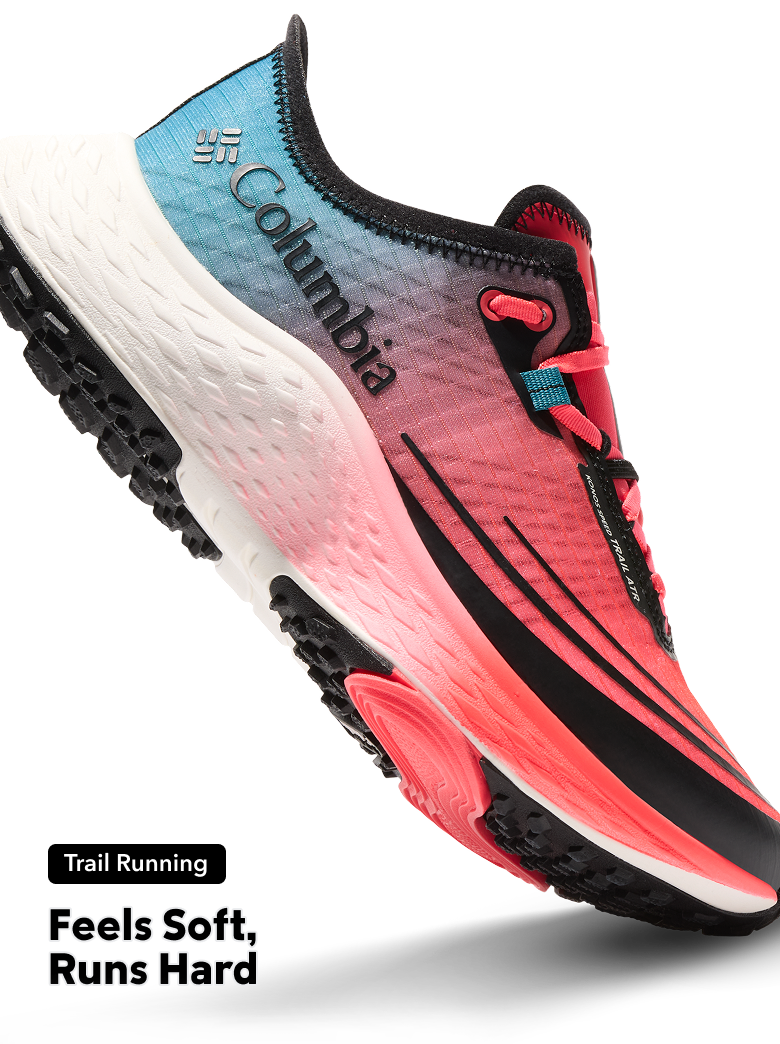 Trail running: Feels soft, runs hard.