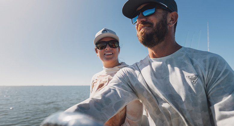 Man and woman in a boat