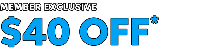 Member Exclusive $40 off