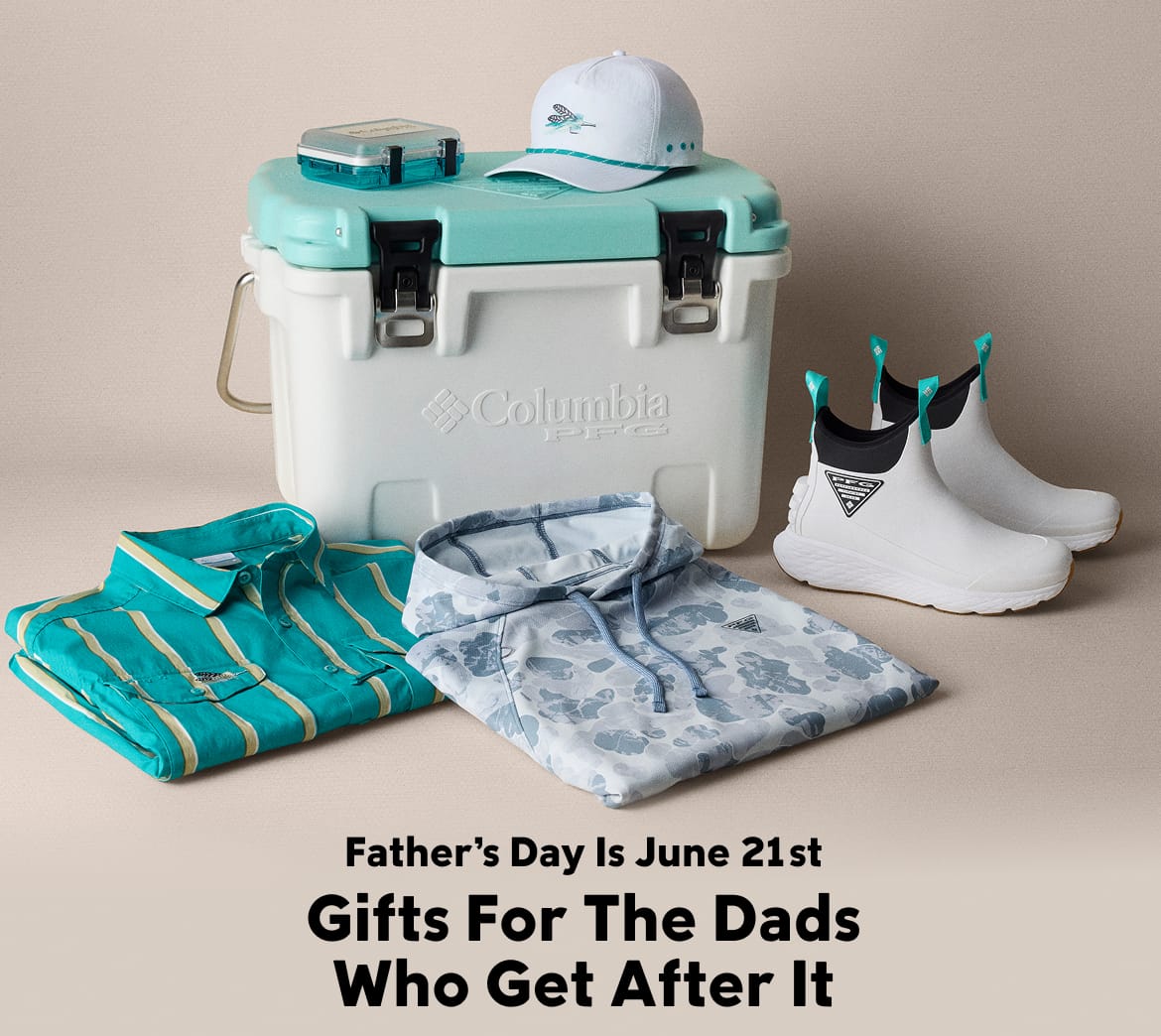 Assorted PFG gear. Fathers Day is June 21st. Gifts for the dads who get after it. 