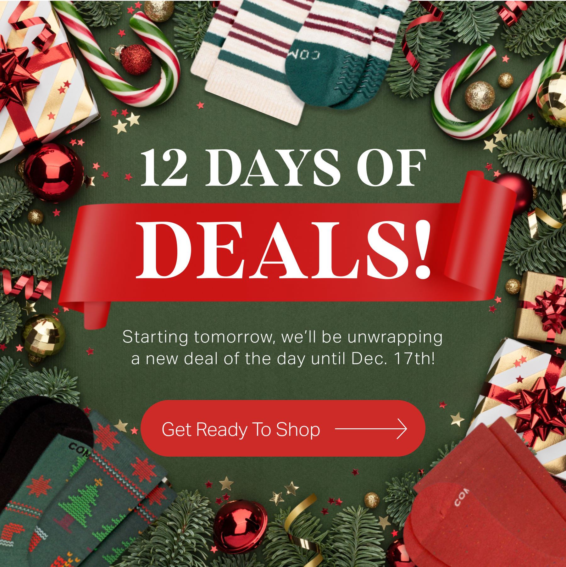 12 Days of Deals - Starting tomorrow we'll be unwrapping a new deal of the day until Dec. 17th! 