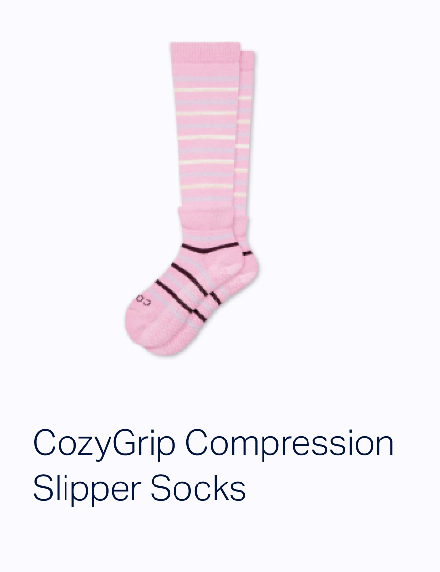CozyGrip Compression Slipper Socks 
